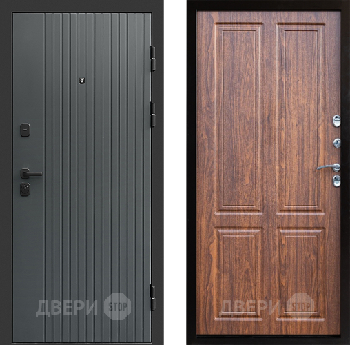 Входная металлическая Дверь Престиж Tvist Grey Премиум Орех светлый в Реутове