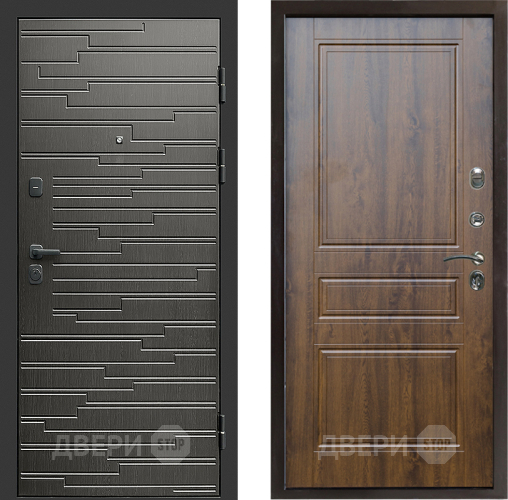 Входная металлическая Дверь Престиж Rivera Классика Дуб в Реутове