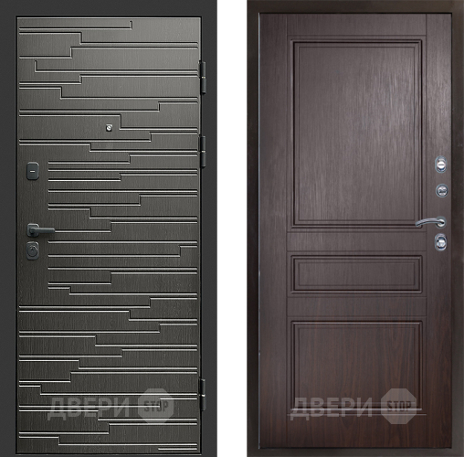 Входная металлическая Дверь Престиж Rivera Классика Венге в Реутове