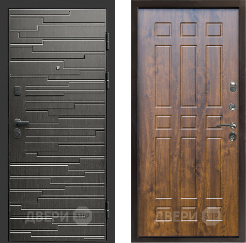 Входная металлическая Дверь Престиж Rivera Спарта Дуб в Реутове