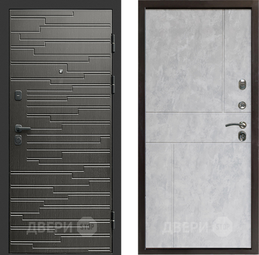 Дверь Престиж Rivera Горизонт Бетон светлый в Реутове