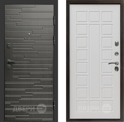 Входная металлическая Дверь Престиж Rivera Престиж Бежевый мат в Реутове