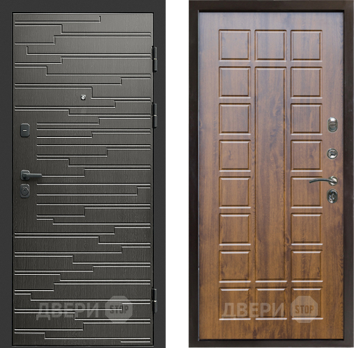 Входная металлическая Дверь Престиж Rivera Престиж Дуб в Реутове
