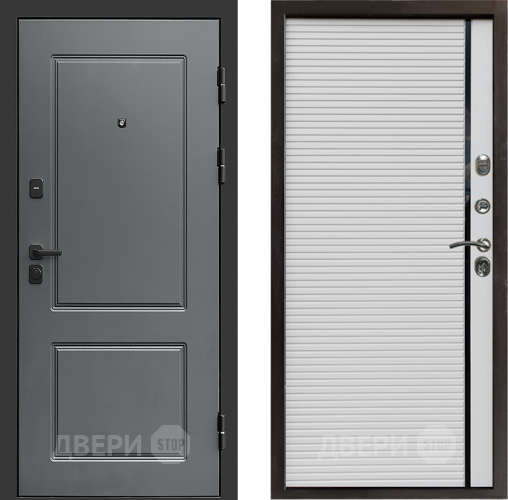 Входная металлическая Дверь Престиж Verona Porte Белый в Реутове