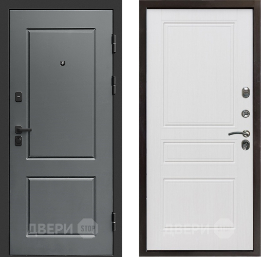 Входная металлическая Дверь Престиж Verona Классика Белое дерево в Реутове