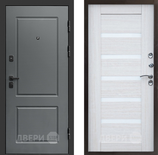 Входная металлическая Дверь Престиж Verona Царга Лиственница белая в Реутове