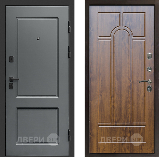 Входная металлическая Дверь Престиж Verona Арка Дуб в Реутове