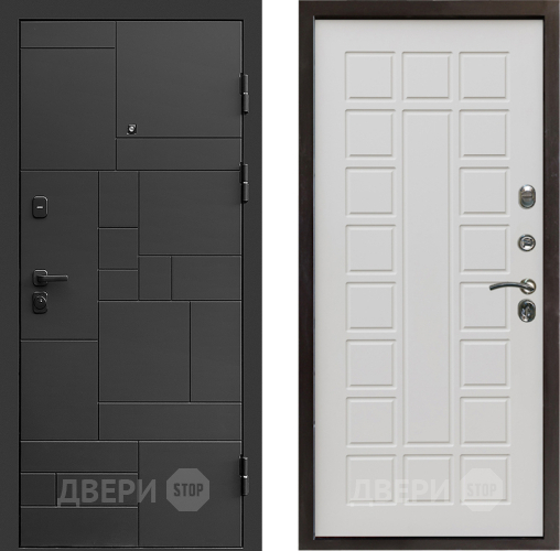 Входная металлическая Дверь Престиж Kvadro Престиж Бежевый мат в Реутове