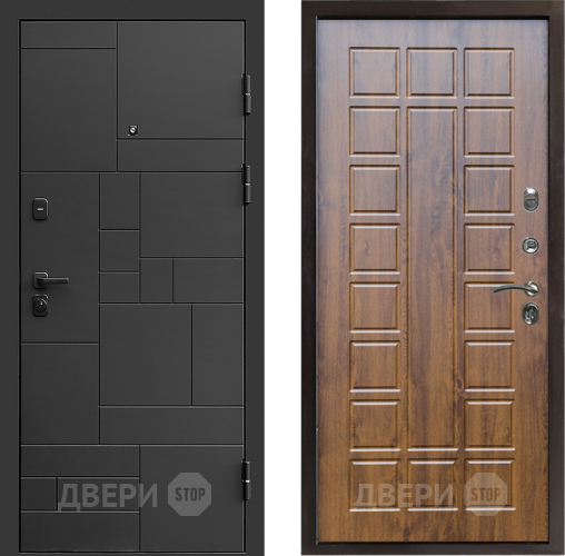 Входная металлическая Дверь Престиж Kvadro Престиж Дуб в Реутове