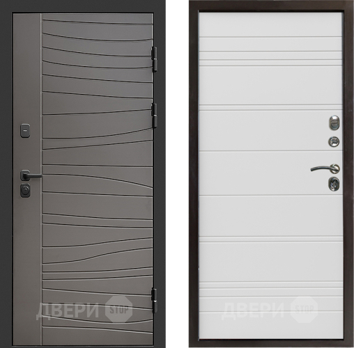 Входная металлическая Дверь Престиж Siciliya Line Белый в Реутове