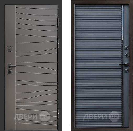 Входная металлическая Дверь Престиж Siciliya Porte Черный кварц в Реутове