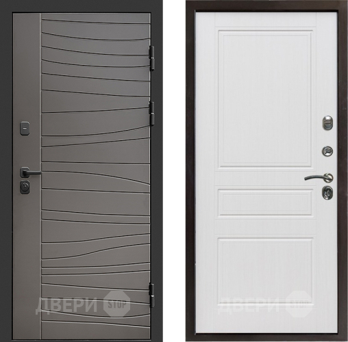 Входная металлическая Дверь Престиж Siciliya Классика Белое дерево в Реутове