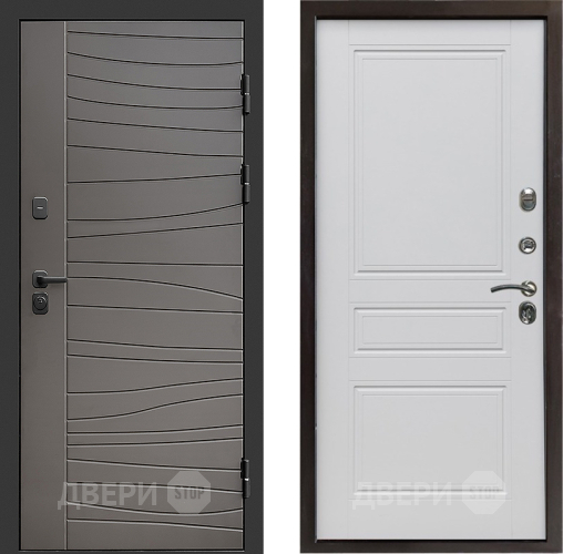 Входная металлическая Дверь Престиж Siciliya Классика Белый матовый в Реутове