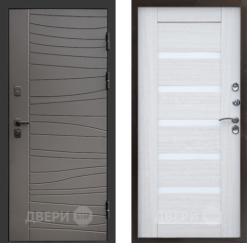 Входная металлическая Дверь Престиж Siciliya Царга Лиственница белая в Реутове