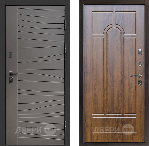 Входная металлическая Дверь Престиж Siciliya Арка Дуб в Реутове