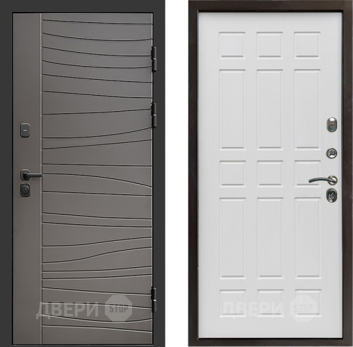 Входная металлическая Дверь Престиж Siciliya Спарта Белое дерево в Реутове