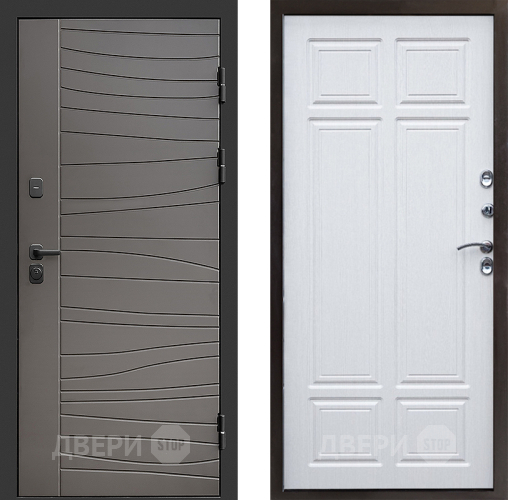 Входная металлическая Дверь Престиж Siciliya Премиум Лиственница белая в Реутове