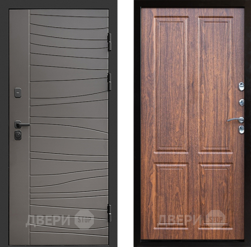 Входная металлическая Дверь Престиж Siciliya Премиум Орех светлый в Реутове