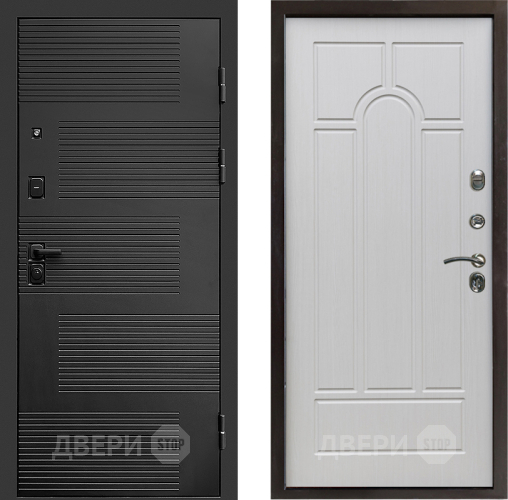 Входная металлическая Дверь Престиж Favorit Арка Лиственница белая в Реутове