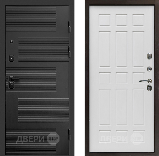 Входная металлическая Дверь Престиж Favorit Спарта Белое дерево в Реутове
