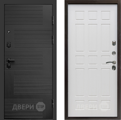 Входная металлическая Дверь Престиж Favorit Спарта Лиственница белая в Реутове