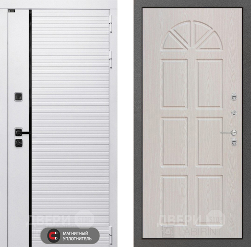Входная металлическая Дверь Лабиринт (LABIRINT) Royal 15 VINORIT Алмон 25 в Реутове