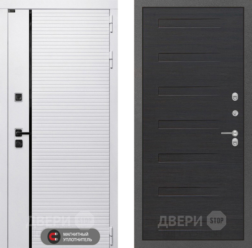 Входная металлическая Дверь Лабиринт (LABIRINT) Royal 14 Эковенге поперечный в Реутове