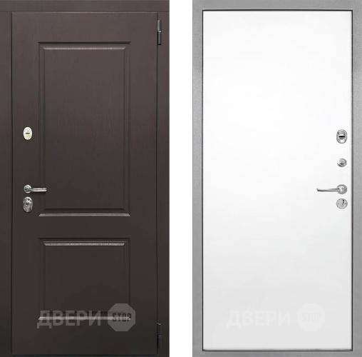 Входная металлическая Дверь Интекрон (INTECRON) Кампо Гладкая Силк Сноу в Реутове