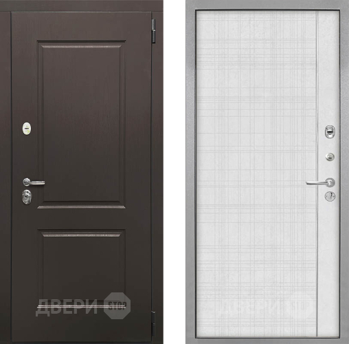 Входная металлическая Дверь Интекрон (INTECRON) Кампо В-07 с молдингом Лофт белый в Реутове