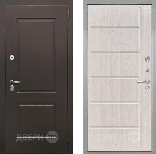 Входная металлическая Дверь Интекрон (INTECRON) Кампо ФЛ-102 Сосна белая в Реутове