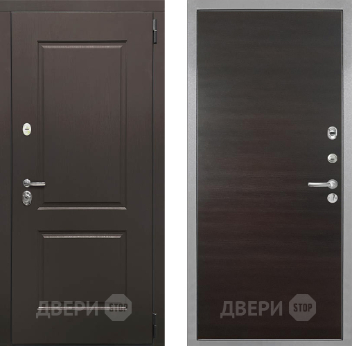 Входная металлическая Дверь Интекрон (INTECRON) Кампо Гладкая Эковенге поперечный в Реутове