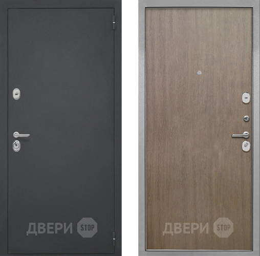 Входная металлическая Дверь Интекрон (INTECRON) Гектор Гладкая шпон Венге коричневый в Реутове