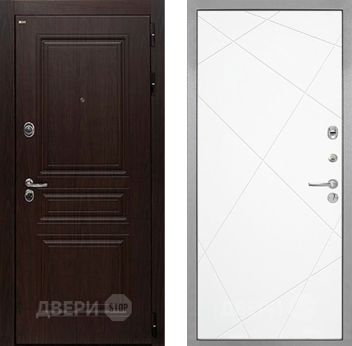 Дверь Интекрон (INTECRON) Брайтон Тиковое Дерево Лучи-М Софт милк в Реутове