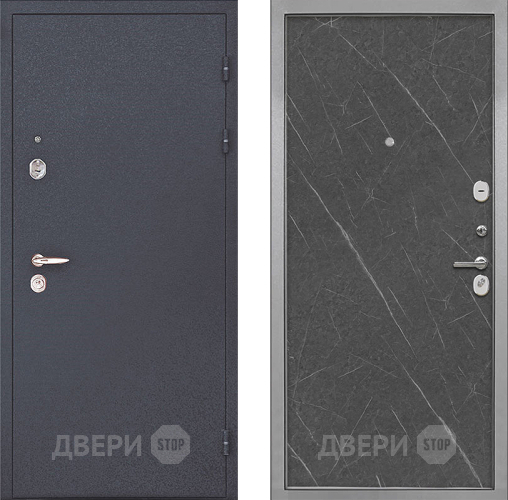 Входная металлическая Дверь Интекрон (INTECRON) Колизей Гладкая Гранит лава оникс в Реутове
