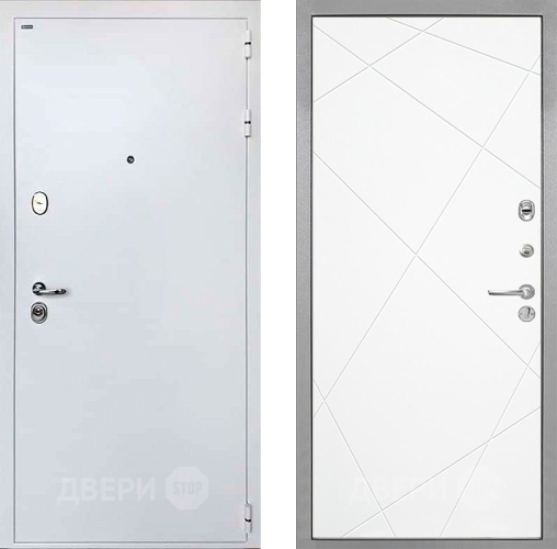 Входная металлическая Дверь Интекрон (INTECRON) Колизей White Лучи-М Софт милк в Реутове