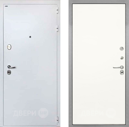 Входная металлическая Дверь Интекрон (INTECRON) Колизей White Гладкая Слоновая кость в Реутове