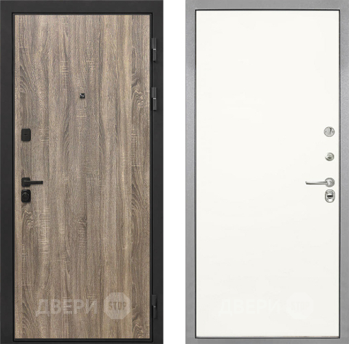 Дверь Интекрон (INTECRON) Профит Black Дуб Турин Гладкая Слоновая кость в Реутове