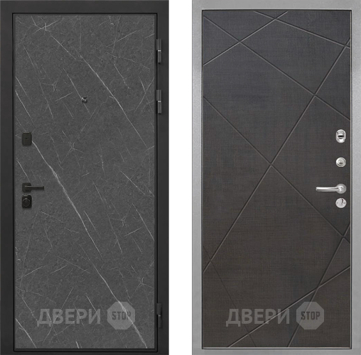 Входная металлическая Дверь Интекрон (INTECRON) Профит Black Гранит Лава Оникс Лучи-М Венге распил кофе в Реутове
