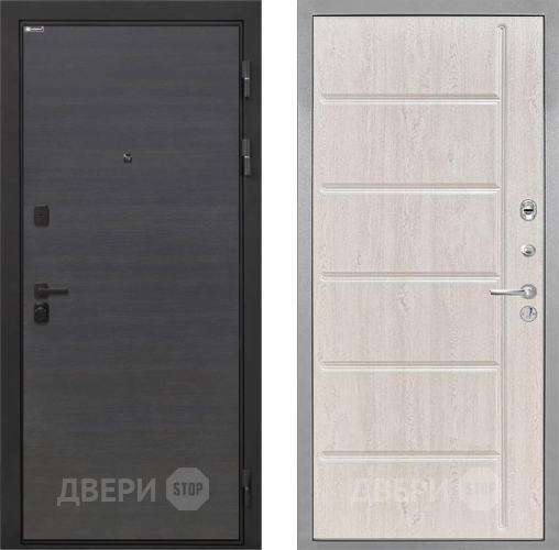 Входная металлическая Дверь Интекрон (INTECRON) Профит Black Эковенге ФЛ-102 Сосна белая в Реутове