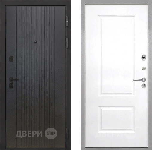 Входная металлическая Дверь Интекрон (INTECRON) Профит Black ФЛ-295 Альба Роял Вуд белый в Реутове