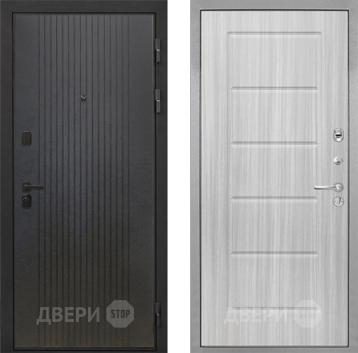 Входная металлическая Дверь Интекрон (INTECRON) Профит Black ФЛ-295 ФЛ-39 Сандал белый в Реутове