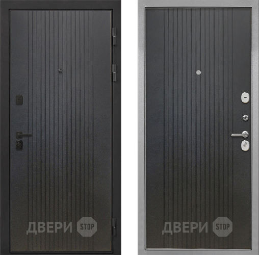 Входная металлическая Дверь Интекрон (INTECRON) Профит Black ФЛ-295 ФЛ-295 Лофт черный в Реутове