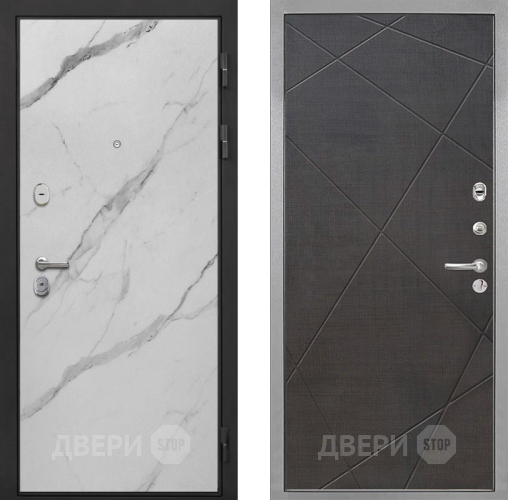 Входная металлическая Дверь Интекрон (INTECRON) Гектор Мрамор Арктик Лучи-М Венге распил кофе в Реутове