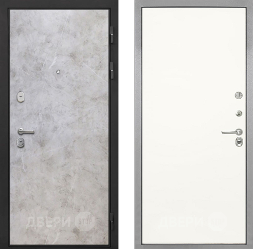 Дверь Интекрон (INTECRON) Гектор Мрамор Светлый Гладкая Слоновая кость в Реутове