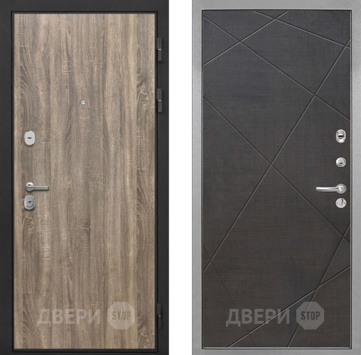 Входная металлическая Дверь Интекрон (INTECRON) Гектор Дуб Турин Лучи-М Венге распил кофе в Реутове