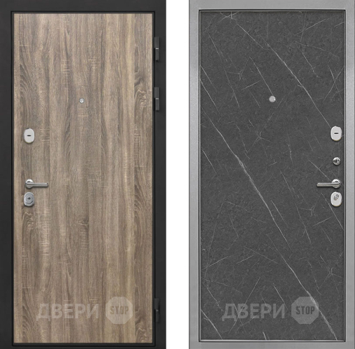 Дверь Интекрон (INTECRON) Гектор Дуб Турин Гладкая Гранит лава оникс в Реутове