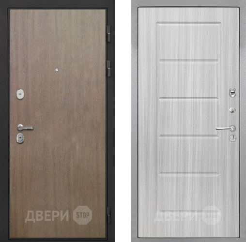 Входная металлическая Дверь Интекрон (INTECRON) Гектор Венге Коричневый ФЛ-39 Сандал белый в Реутове