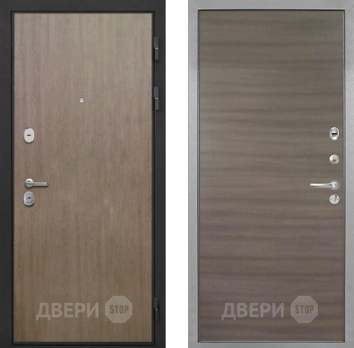 Входная металлическая Дверь Интекрон (INTECRON) Гектор Венге Коричневый Гладкая Дуб тоскано поперечный в Реутове