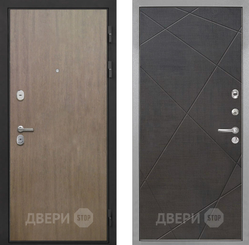 Входная металлическая Дверь Интекрон (INTECRON) Гектор Венге Коричневый Лучи-М Венге распил кофе в Реутове