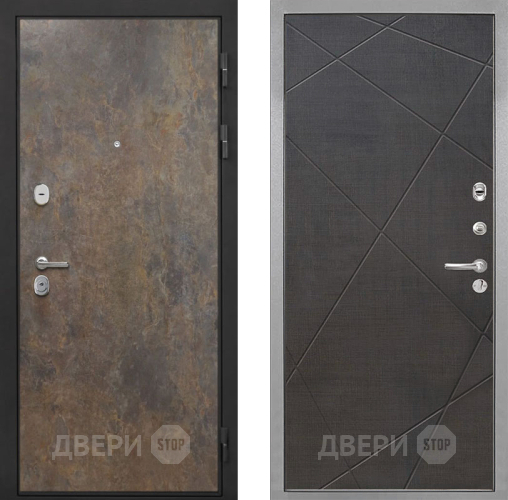 Входная металлическая Дверь Интекрон (INTECRON) Гектор Гранж Лучи-М Венге распил кофе в Реутове